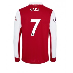 Arsenal Bukayo Saka #7 Hemmatröja 2022-23 Långärmad